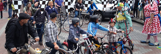 Bikes to the start