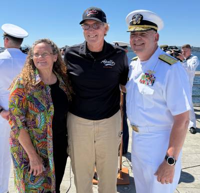 Dave Villwock with Chief of Navy Chaplains, RADM Gregory Todd and his wife Mrs. Teresa Todd